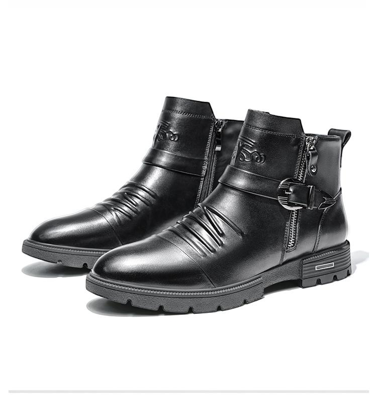 Bottines de ville homme modernes et confortables