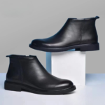 Bottines noires classiques pour homme Dolcino
