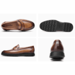 Mocassin camel Dolcino pour homme au design intemporel