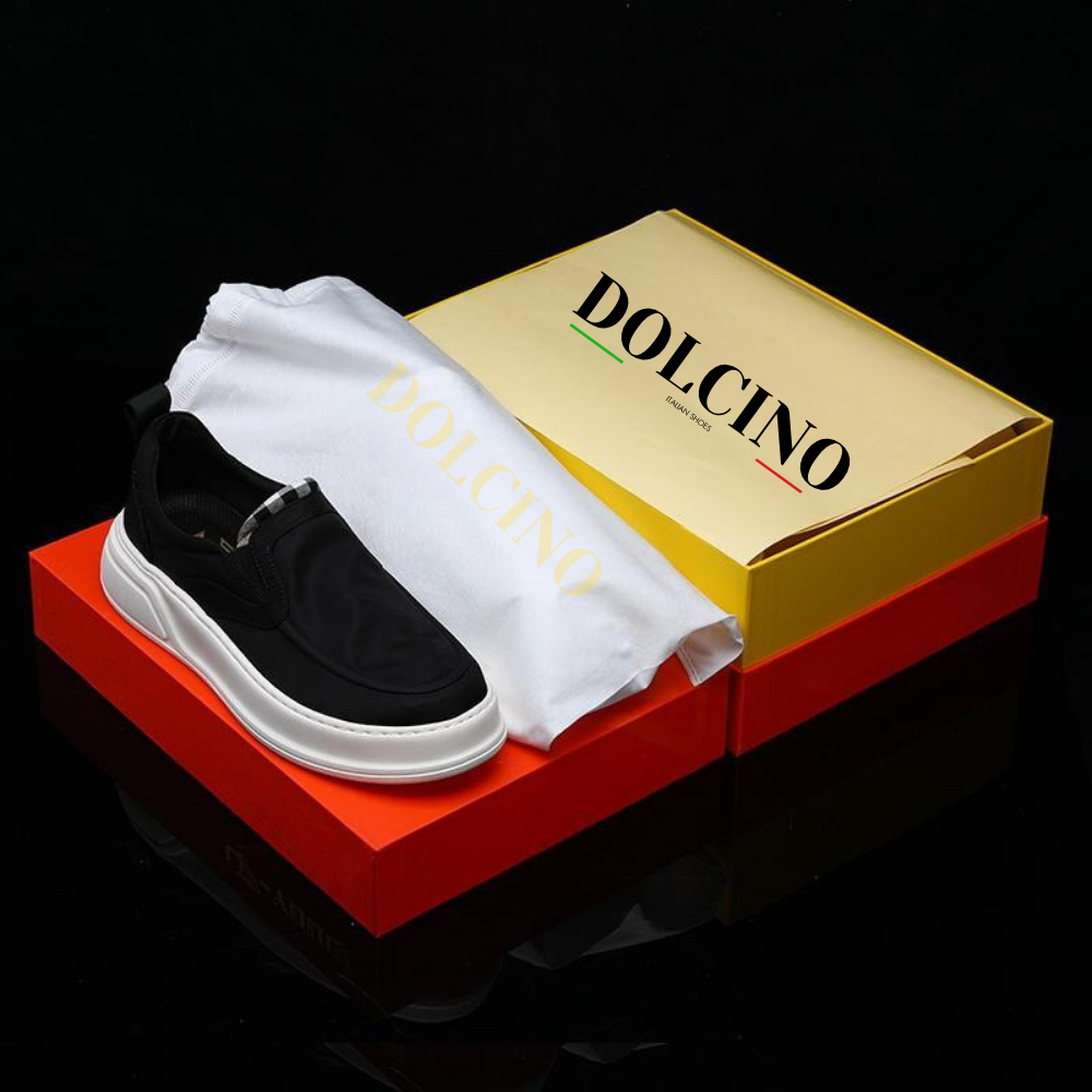 Chaussures homme Dolcino avec boîte et packaging premium