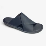 sandales cuir bleu homme design élégant